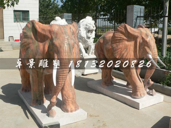 石雕大象,石頭大象雕塑
