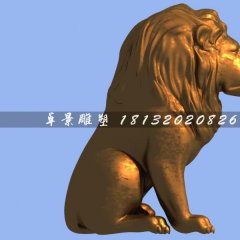 歐式銅獅子，鑄銅獅子雕塑