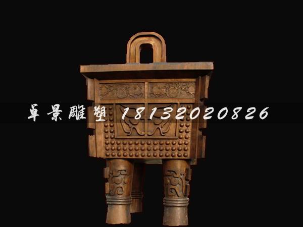 大連星海國(guó)際游樂場(chǎng)銅鼎4米高2