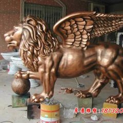 獅子銅雕，廣場(chǎng)銅雕獅子雕塑