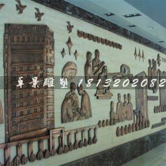 學(xué)校銅浮雕，學(xué)校浮雕墻