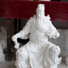 關(guān)二爺石雕，大理石關(guān)二爺?shù)袼? width=