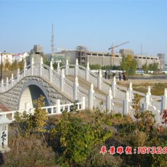 石雕欄桿，漢白玉欄桿雕塑