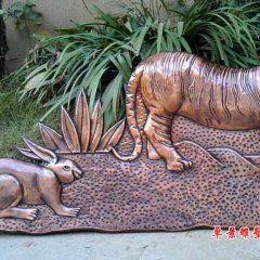 動(dòng)物銅浮雕，鍛銅動(dòng)物浮雕