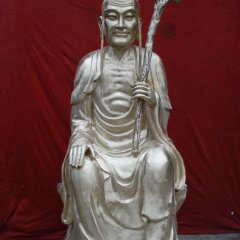 十八羅漢銅雕，鑄銅十八羅漢雕塑