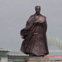 諸葛亮銅雕，人物銅雕