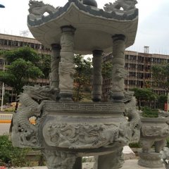 石香爐，仿古石香爐
