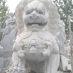 北京獅石雕，漢白玉獅子雕塑