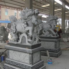 麒麟石雕，仿古麒麟石雕