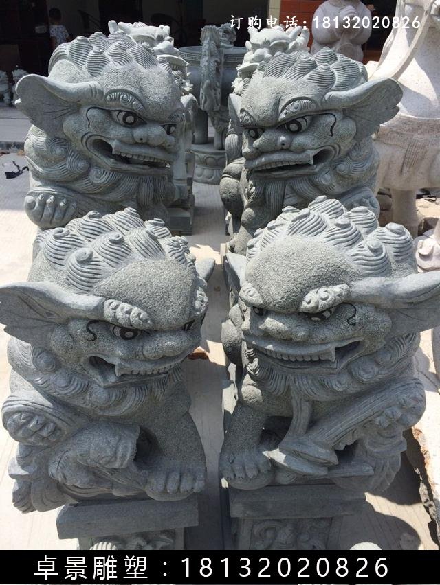 獅子石雕，仿古獅子雕塑 (2)