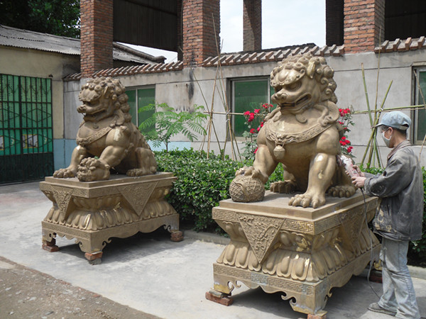 北京獅銅雕，獅子銅雕，鑄銅獅子雕塑