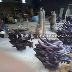 十二生肖獸首銅雕，十二生肖銅雕