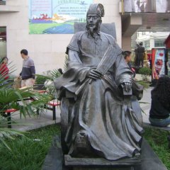 諸葛亮銅雕，歷史名人銅雕