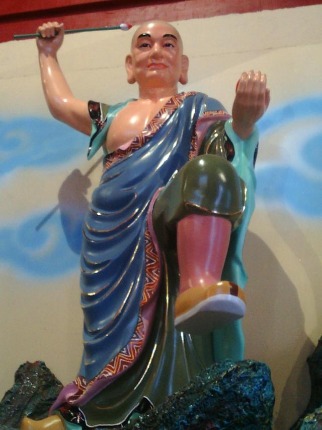 玻璃鋼十八羅漢雕塑，玻璃鋼彩繪羅漢雕塑 (2)