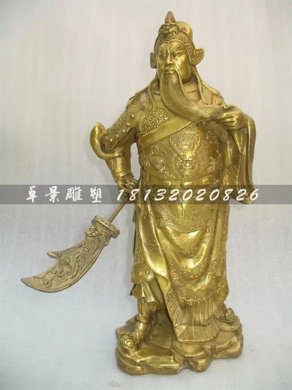 關(guān)公銅雕,關(guān)帝銅雕