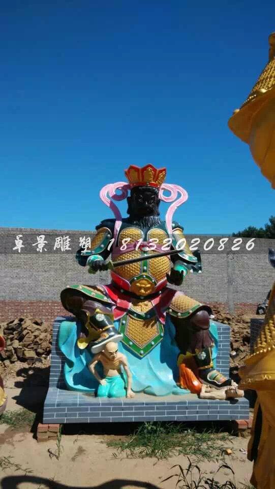 玻璃鋼四大天王雕塑，玻璃鋼神仙雕塑 (3)