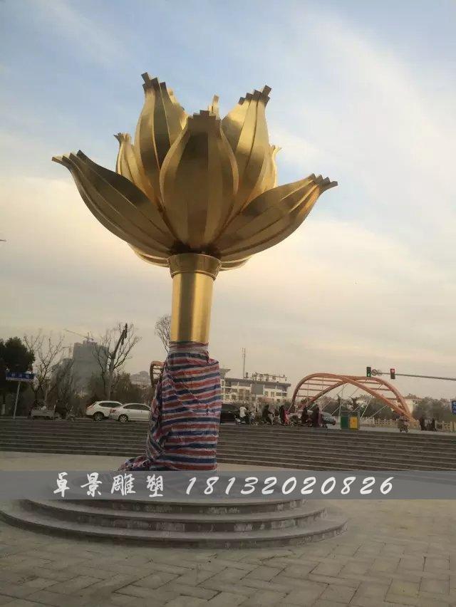 銅紫荊花雕塑，廣場(chǎng)紫荊花銅雕，廣場(chǎng)花朵銅雕塑