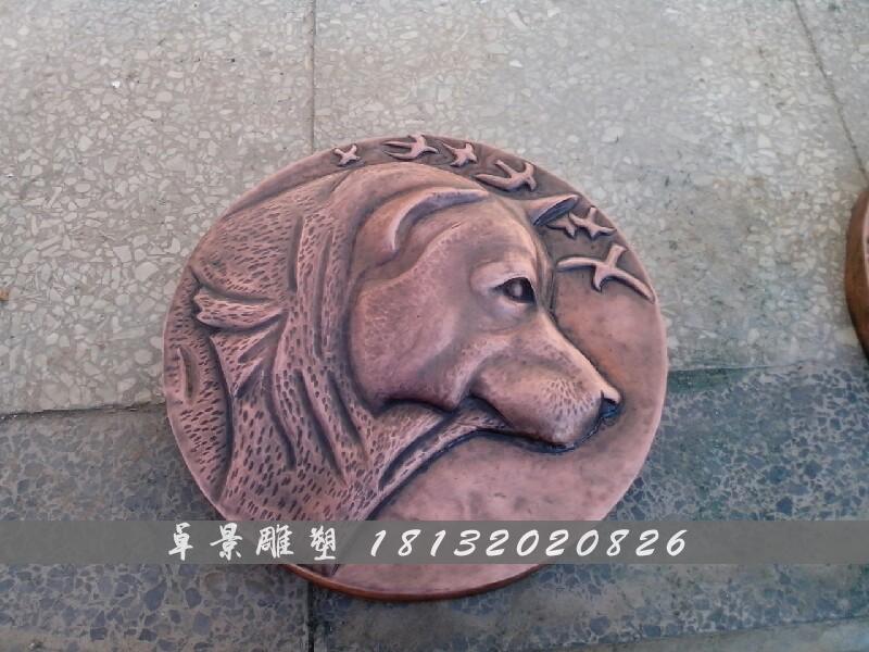 十二生肖銅浮雕，銅十二生肖浮雕 (3)