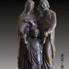 圣父圣母圣子銅雕，人物銅雕