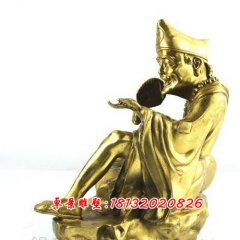 道濟和尚銅雕，濟公銅雕