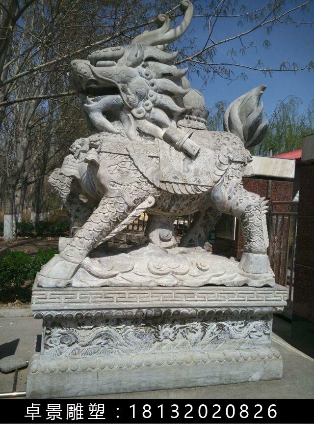 麒麟石雕，仿古麒麟石雕 (2)