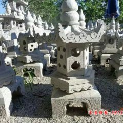 石燈，大理石石燈雕塑