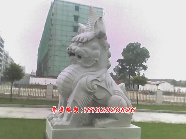獨角獸石雕，法院獨角獸雕塑
