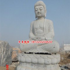 坐著的佛像雕塑，石雕如來(lái)佛祖