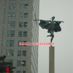 銅雕人物雕塑，廣場(chǎng)女神銅雕