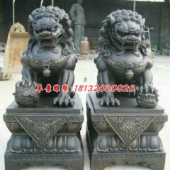 銅獅子，北京獅銅雕