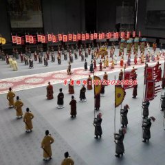 玻璃鋼古代人物雕塑，玻璃鋼仿真雕塑