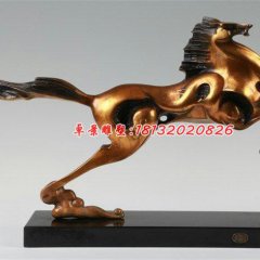 奔馬銅雕，鑄銅馬雕塑