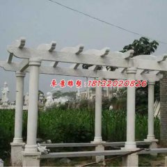 長廊石雕，公園走廊雕塑