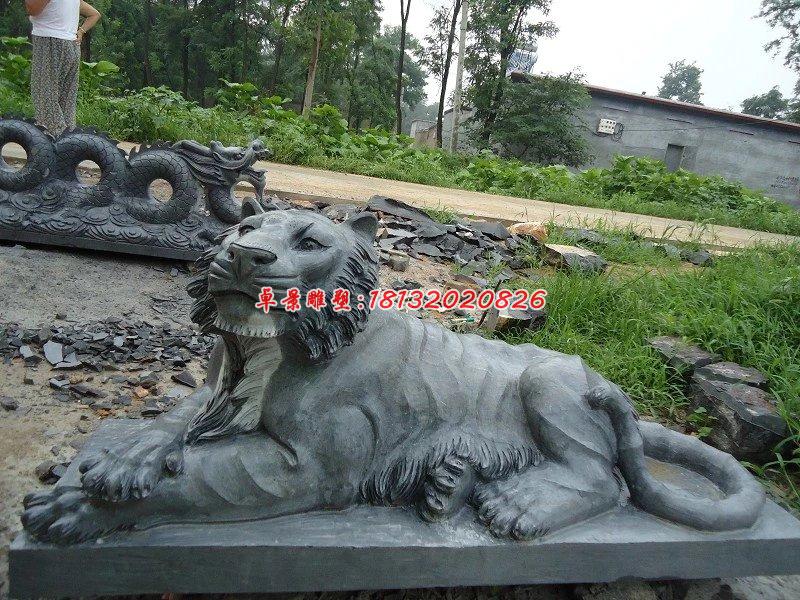 玻璃鋼老虎雕塑，玻璃鋼動(dòng)物雕塑 (1)