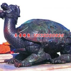 龍龜銅雕，廣場(chǎng)神獸銅雕
