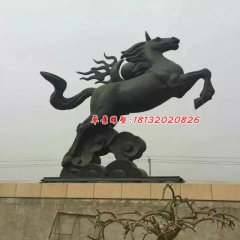 銅雕馬，馬踏祥云銅雕