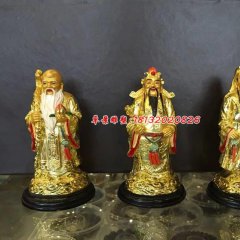 福祿壽三星銅雕，神仙銅雕