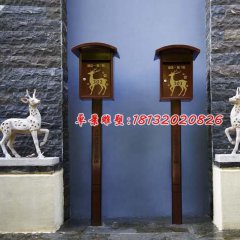 玻璃鋼小鹿，玻璃鋼動(dòng)物雕塑