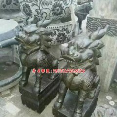 石雕麒麟，古代神獸石雕
