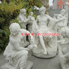 阿波羅與眾芙妮石雕，廣場景觀石雕