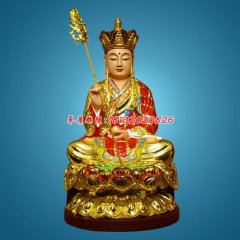 玻璃鋼地藏王雕塑，玻璃鋼彩繪佛像
