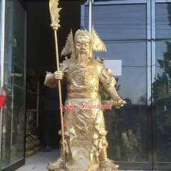 武財神銅雕，關二爺銅雕