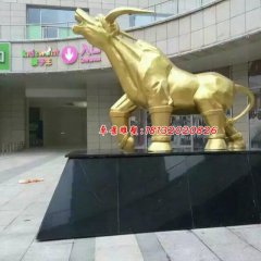 大黃牛銅雕，廣場(chǎng)銅牛雕塑