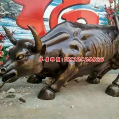 華爾街銅牛雕塑，廣場(chǎng)動(dòng)物銅雕
