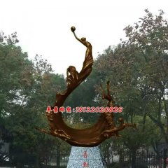 善動(dòng)銅雕，廣場(chǎng)景觀銅雕