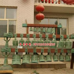 編鐘銅雕，仿古青銅編鐘雕塑