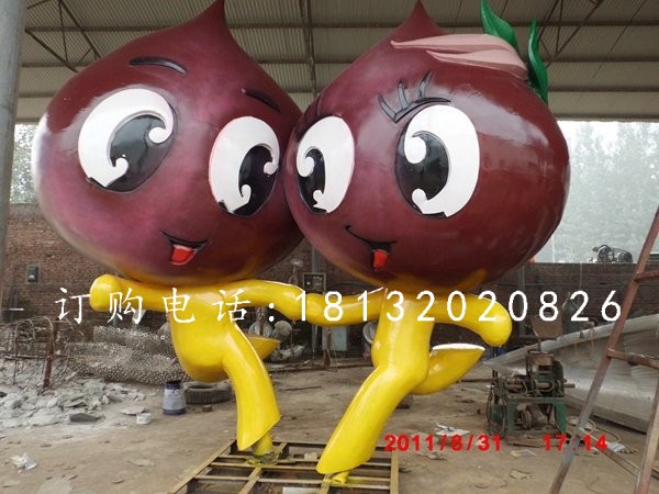 玻璃鋼卡通雕塑，玻璃鋼抽象雕塑