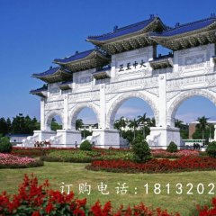 石雕牌坊，五門牌坊，廣場牌坊雕塑
