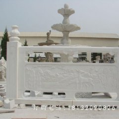 石雕欄桿，石橋欄板雕塑，公園景觀雕塑