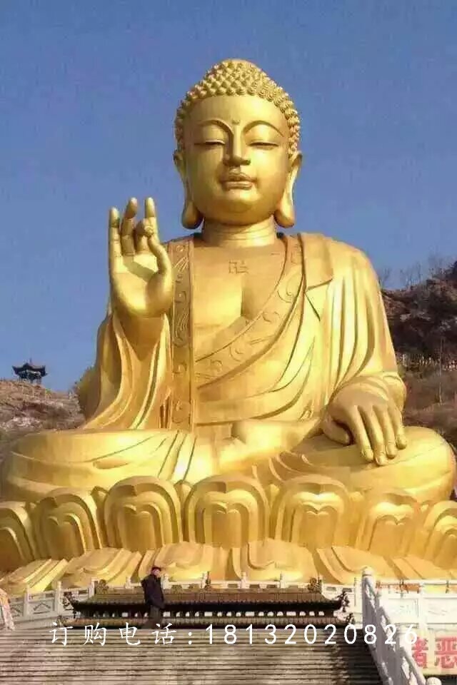 銅雕如來(lái)佛祖，大自然景觀雕塑